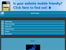 Tablet Screenshot of danfroelich.com